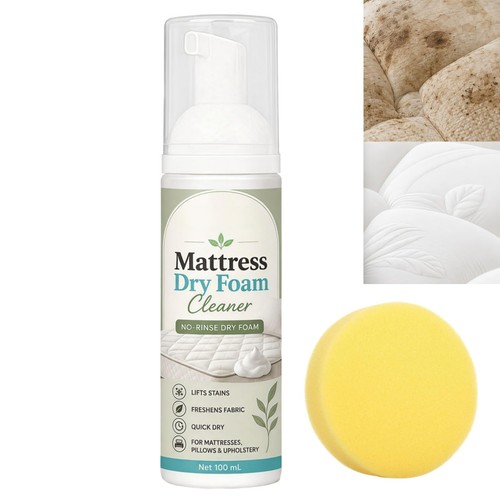 Rinse mattress dry foam - no,